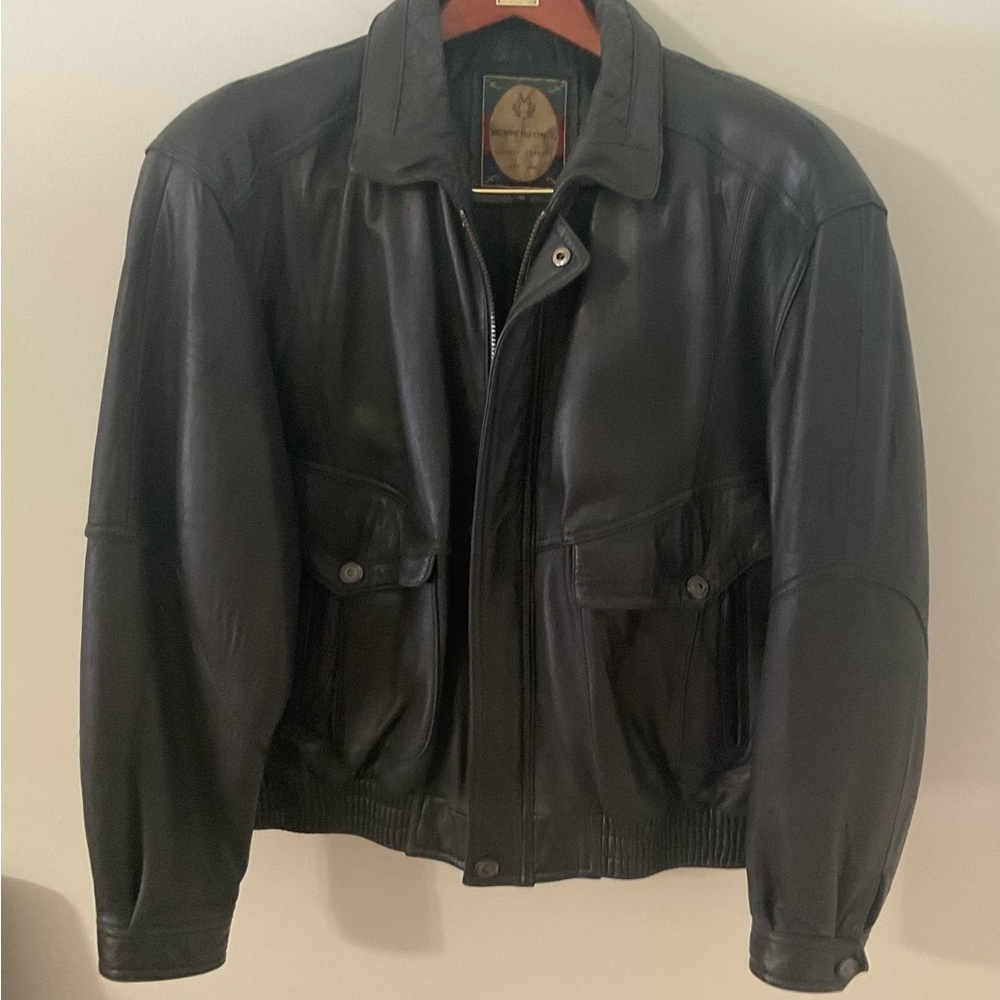 Vintage Members Only Leather Jacket
